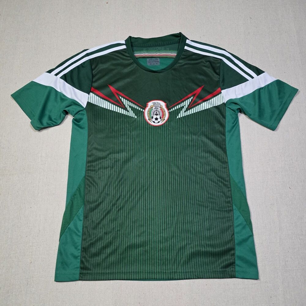 Unbranded Seleccion Mexicana Futbol Soccer Jersey Shirt Green Whige Red Size XS